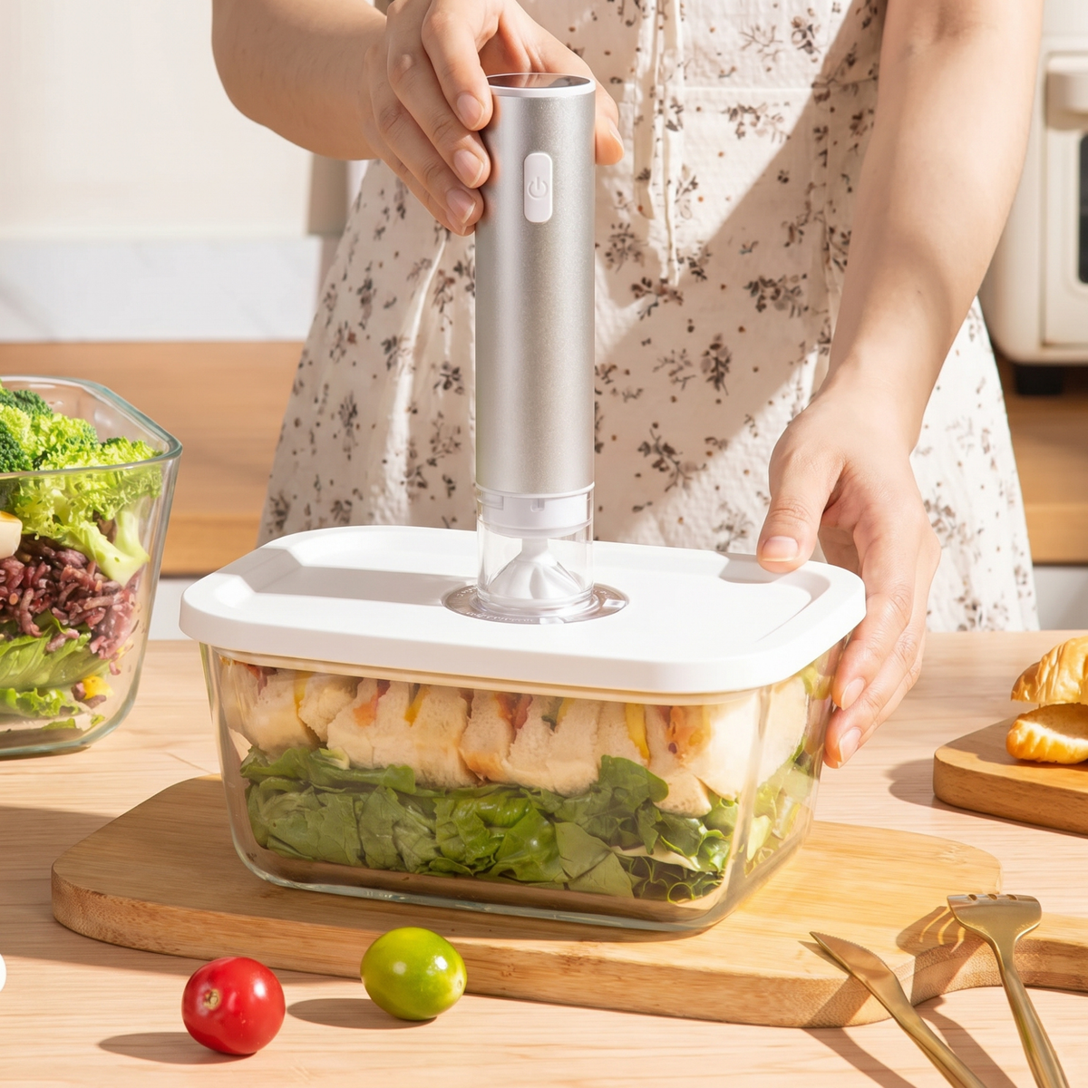 Glass Vacuum Container